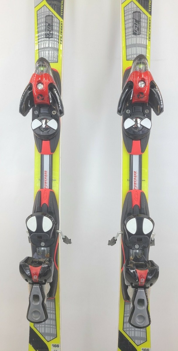 Fischer RC4 Worldcup Slalom Skis 166cm w/ Salomon S810 Bindings | eBay