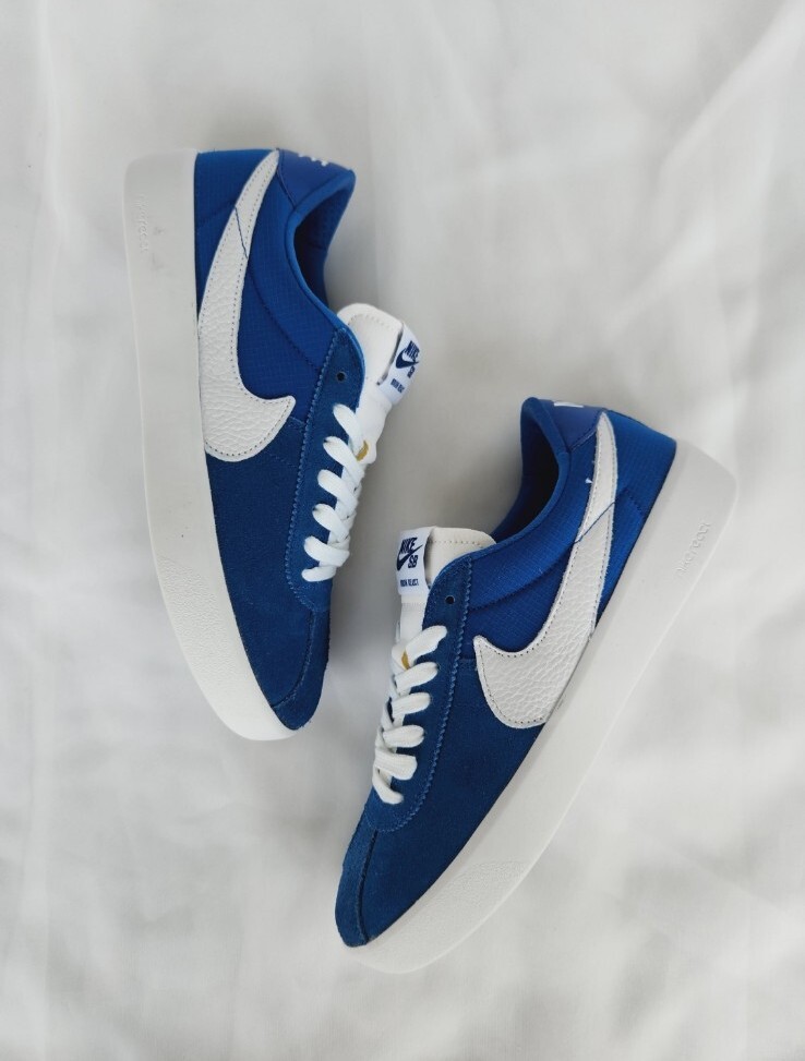 SIZE 8 MEN'S NIKE SB BRUIN REACT BLUE / WHITE CJ1661-404 SNEAKERS