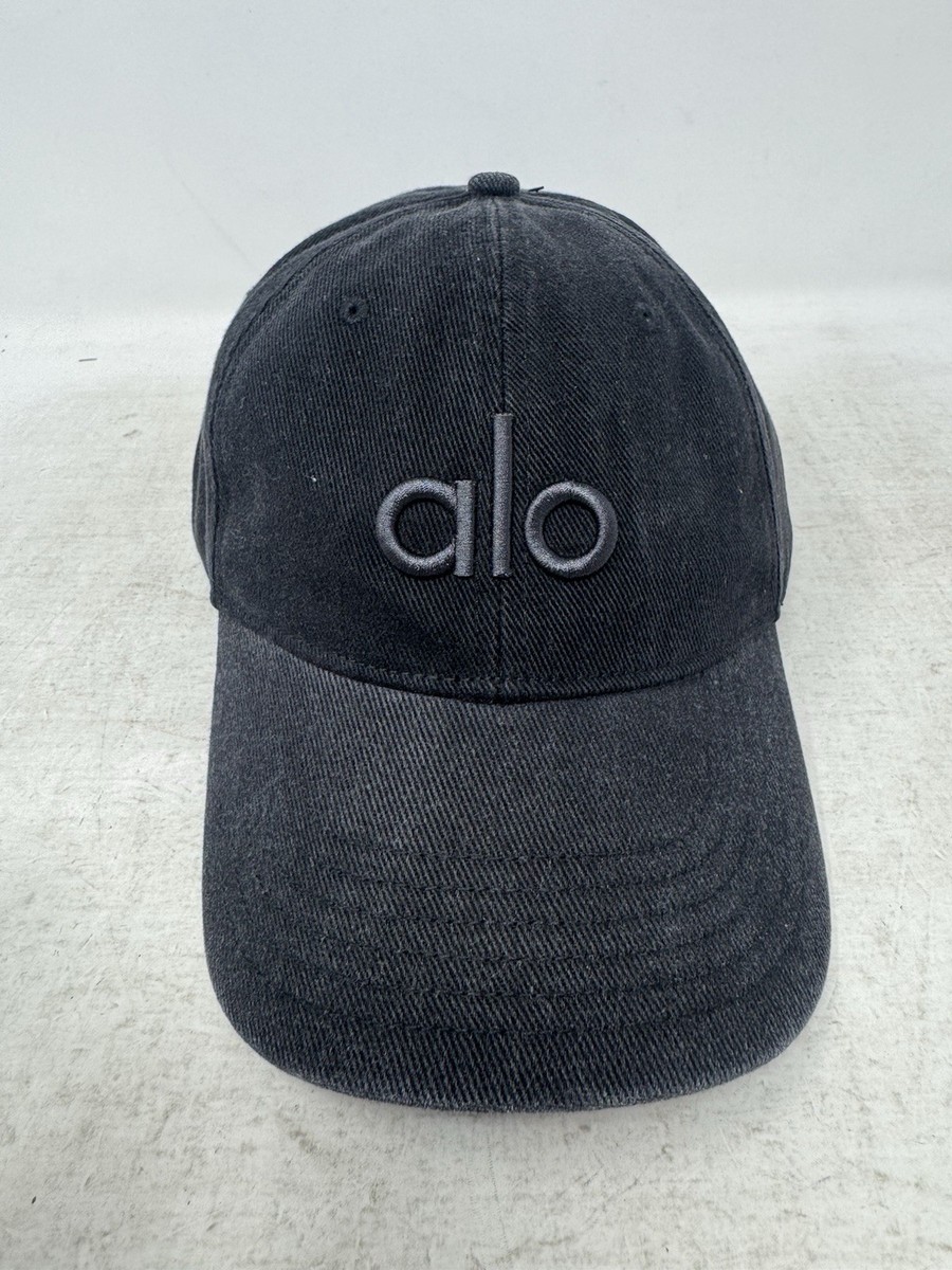 Unisex ALO YOGA Washed Off-Duty Hat Adjustable Cap Black (New) | eBay