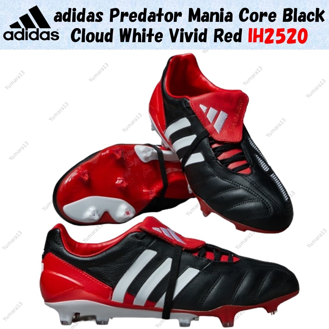 adidas Predator Mania Core Black Cloud White Vivid Red IH2520