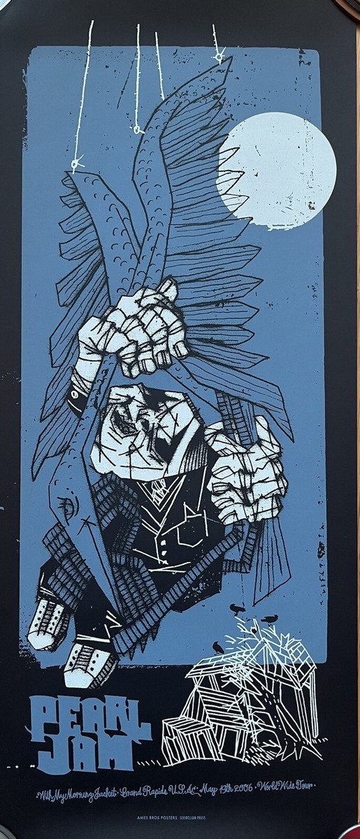 PEARL JAM 5/19/06 Grand Rapids, MI Concert Poster - Ames Bros