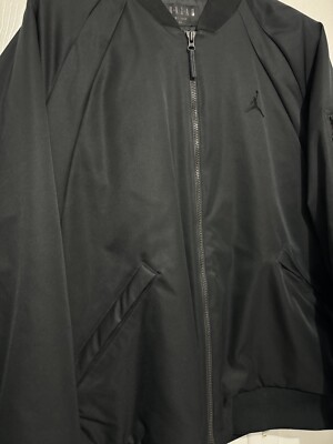 NIKE AIR JORDAN WINGS MA-1 BOMBER JACKET 2XL BLACK 23 ENGINEERED