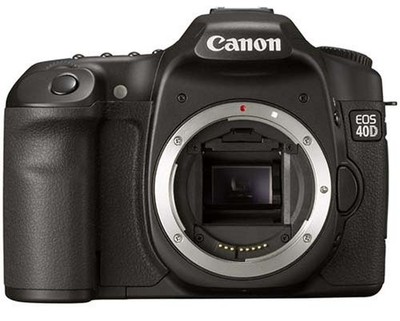 Canon EOS 40D 10.1MP Digital SLR Camera - Black (Body Only
