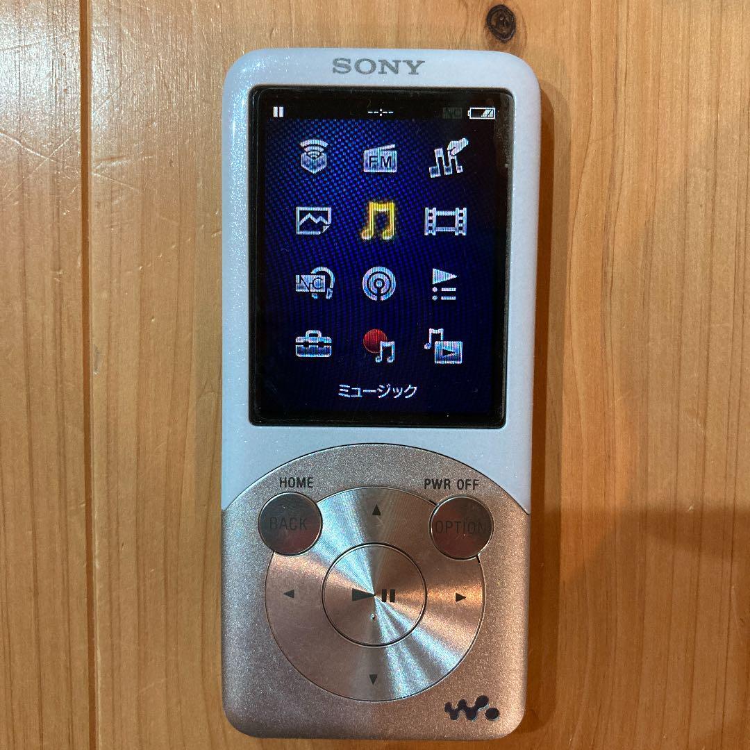 SONY walkman NW-S754 white 8GB mp3 wma audio player used Japan