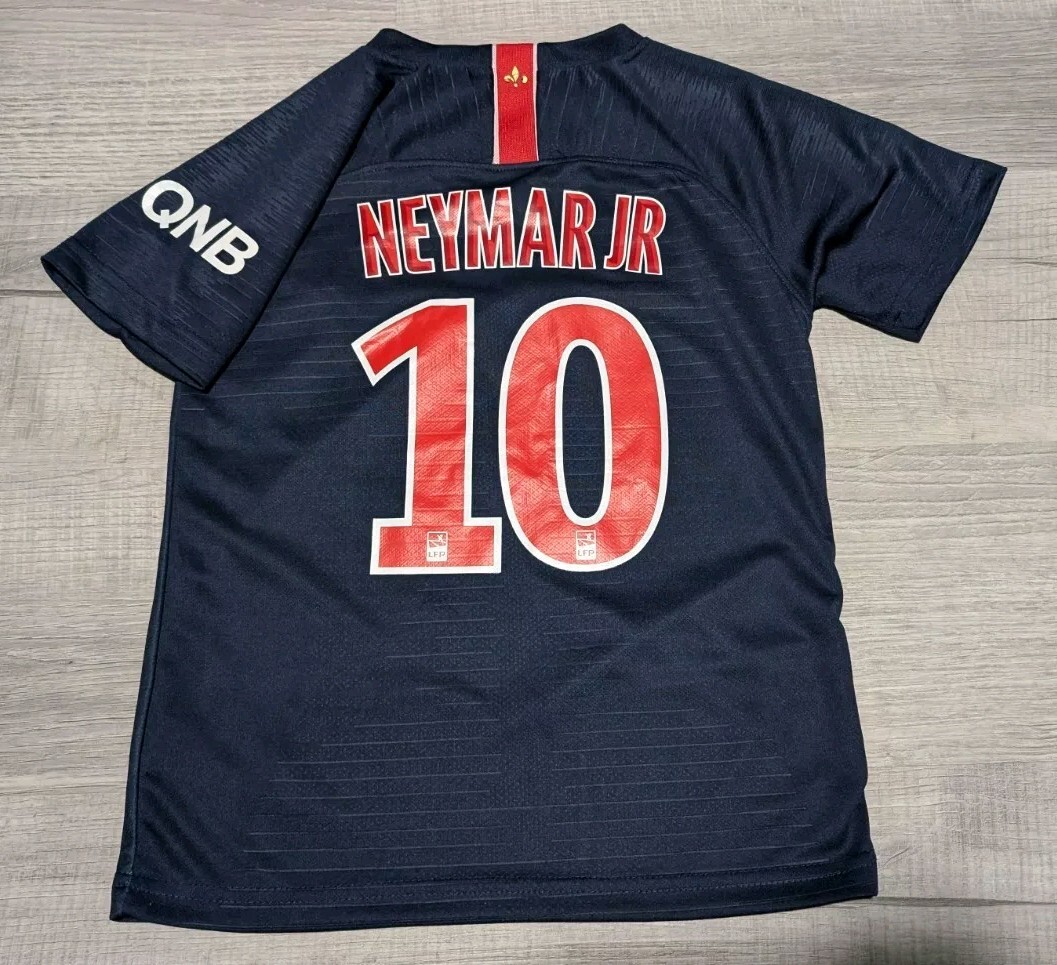 Nike PSG 18/19 Home Jersey Neymar JR #10 Boys Size Small | eBay