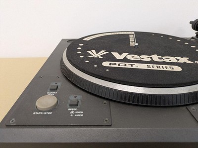 Vestax PDT-5000 Direct Drive DJ Turntable Quartz Lock Vinyl Record