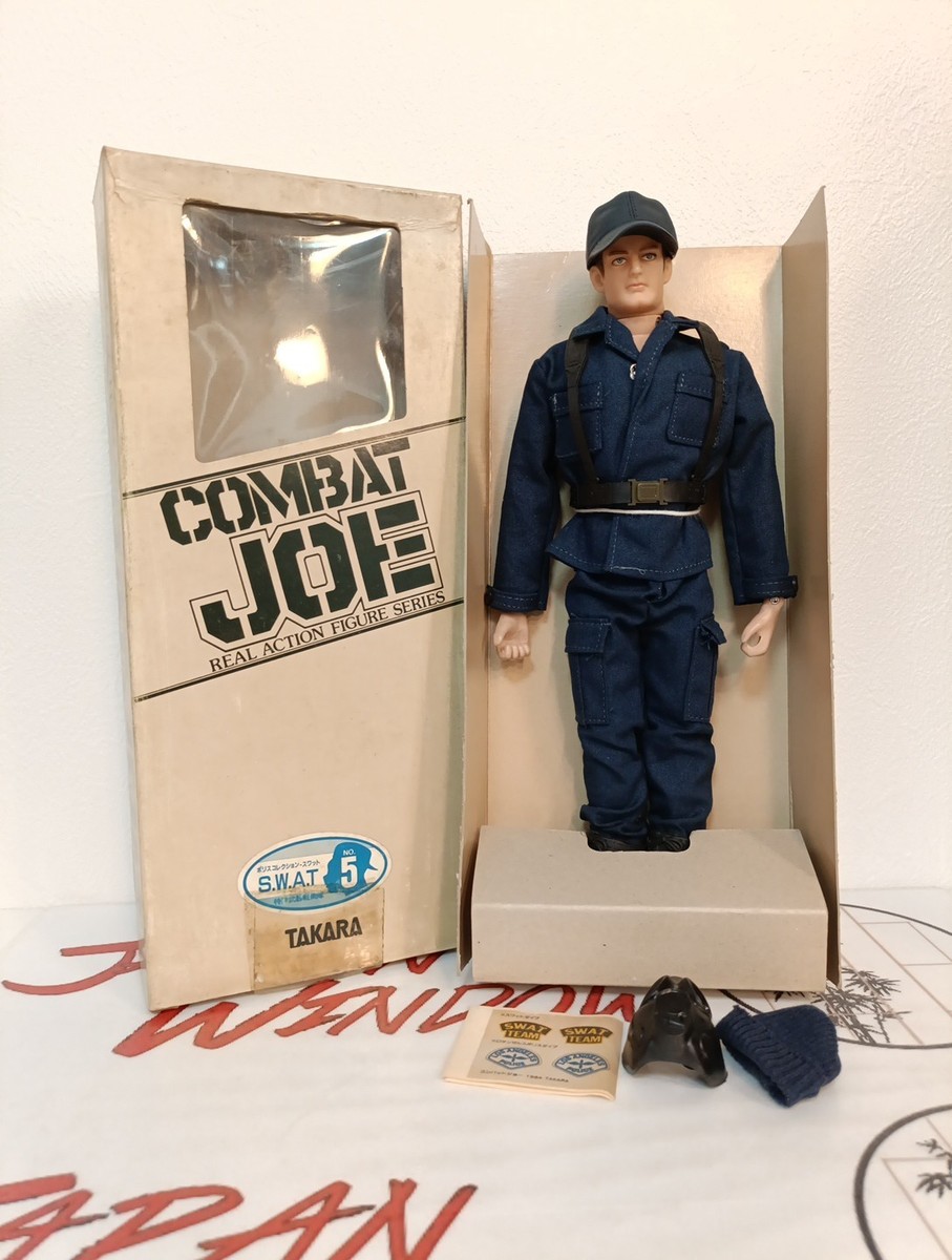 VINTAGE JAPANESE 1980 TAKARA COMBAT JOE Police Officer SWAT 1/6