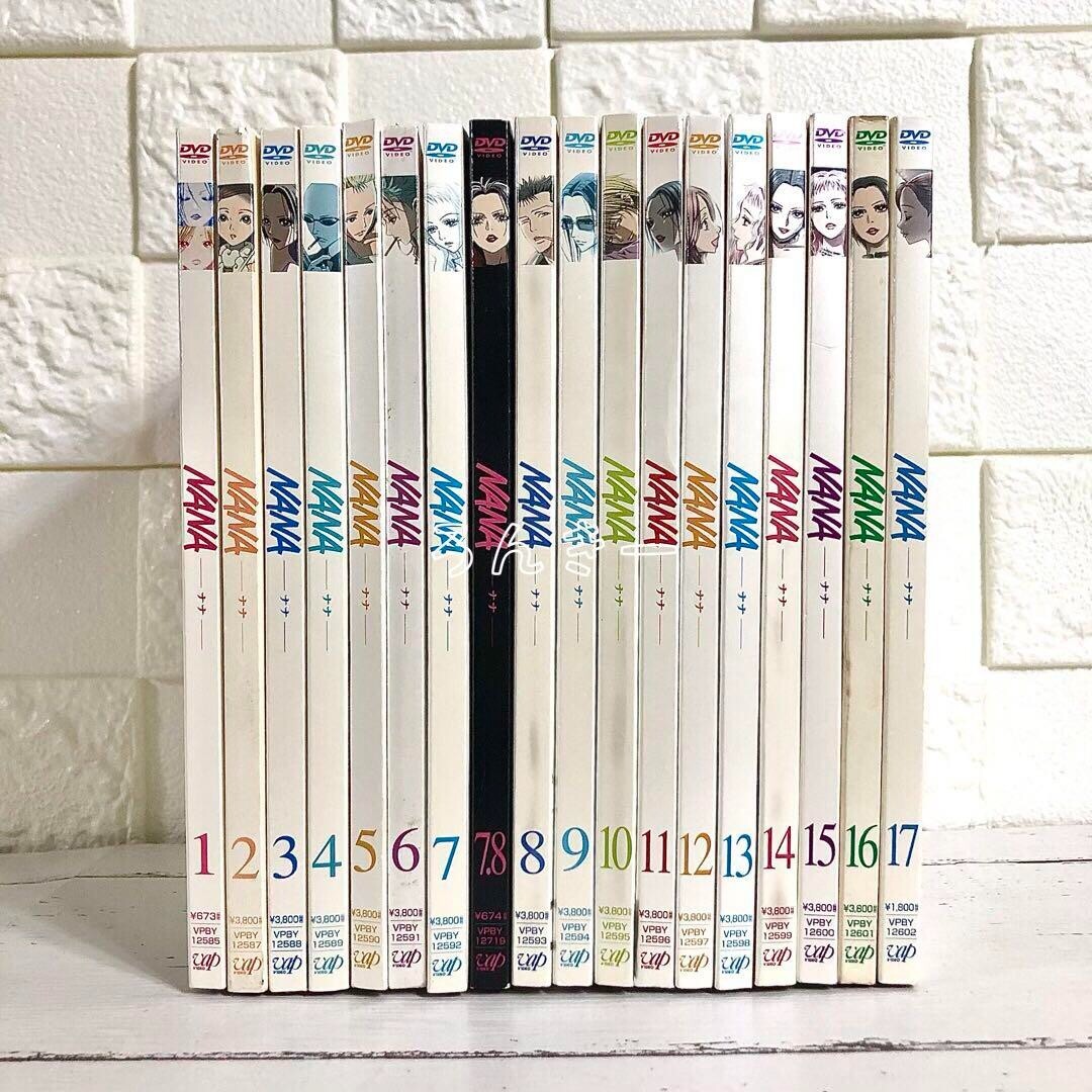 NANA DVD Complete Set Vol.1 to 17 Special 7.8 Edition Full Set
