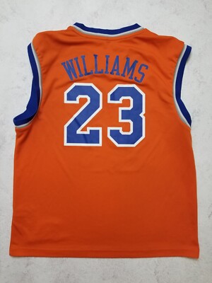 Adidas NBA New York Knicks Jersey #23 Williams Men's Size M Orange