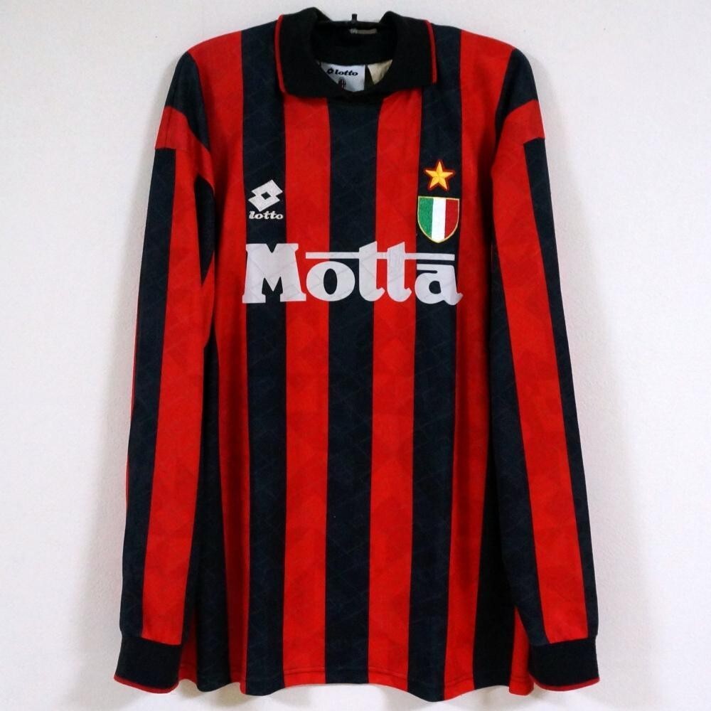 AC Milan 1993 94 2XL Home Lotto Maglia Shirt Jersey Calcio Italy