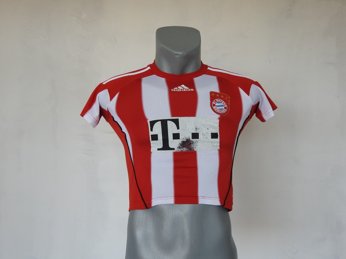 FC Bayern Munchen 2010 - 2011 Home Jersey Adidas Red Shirt Size