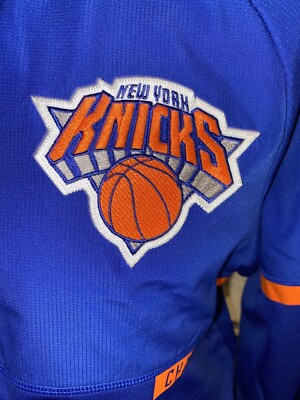 New York Knicks adidas Blue On-Court Warm-Up Jacket XL | eBay