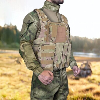 Tactical Military Combat MOLLE Vest Outdoor CS Game Field