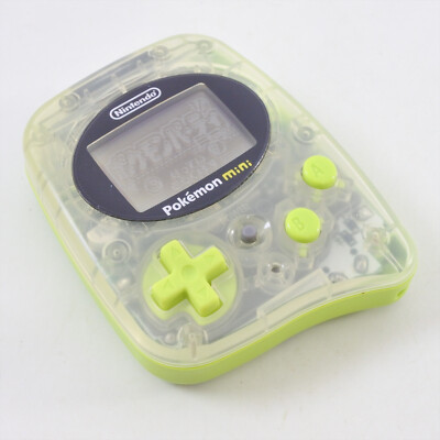 Pokemon Mini CHIKORITA GREEN Console MIN-001 Boxed Nintendo Rare
