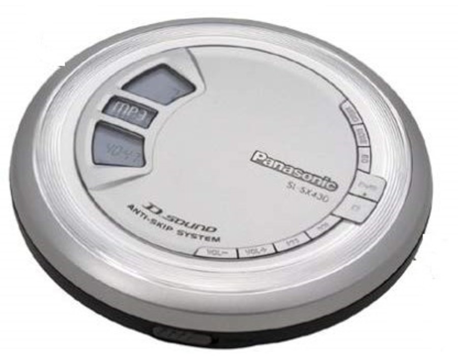Panasonic Portable CD/MP3 Player with D Sound - Silver (SL-SX430