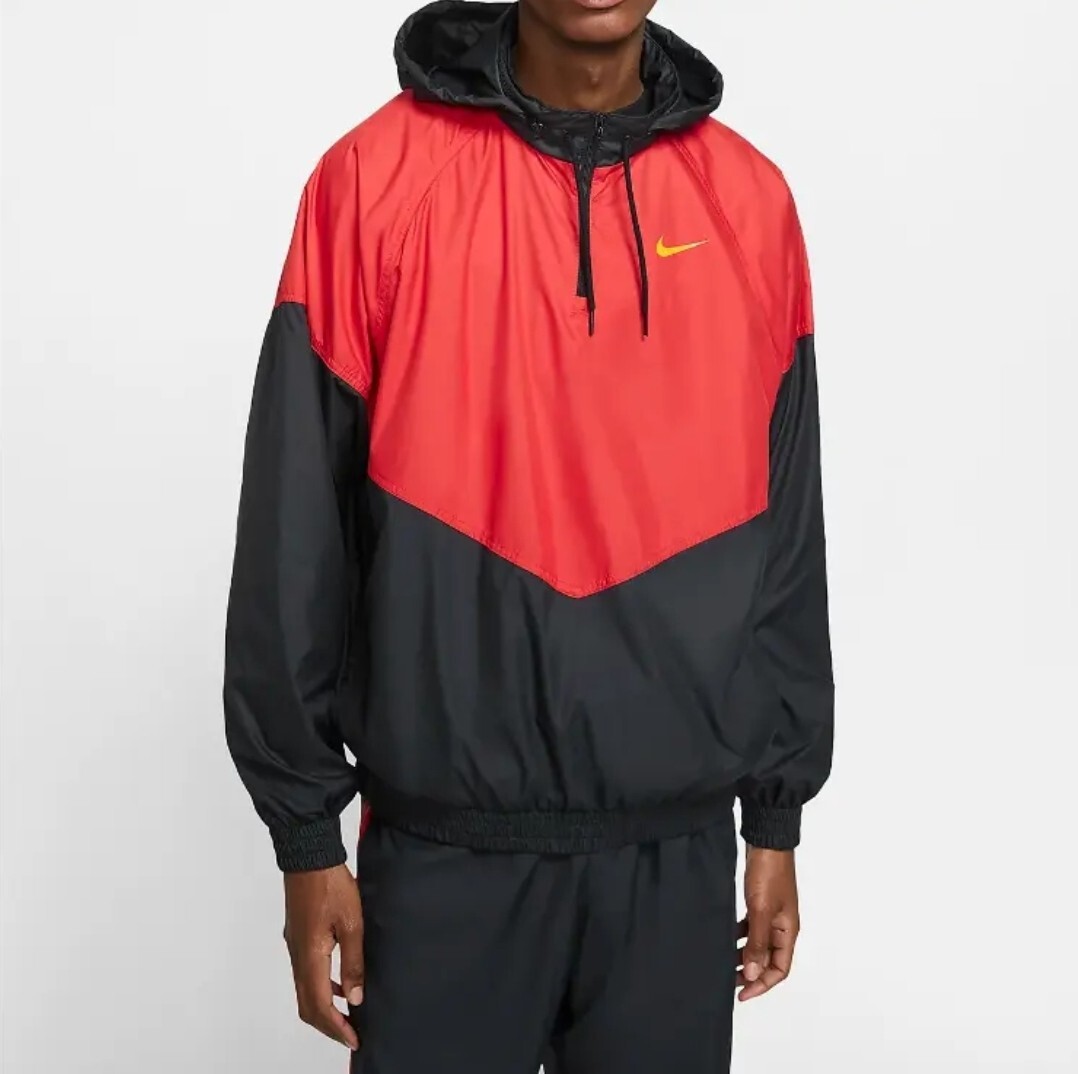 Nike SB Shield Packable Hood Mens Jacket Red Black BV0979 657 XS