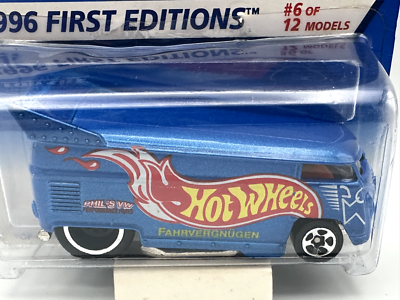 Hot Wheels 1996 First Editions Volkswagen VW Drag Bus, 1:64, NIB