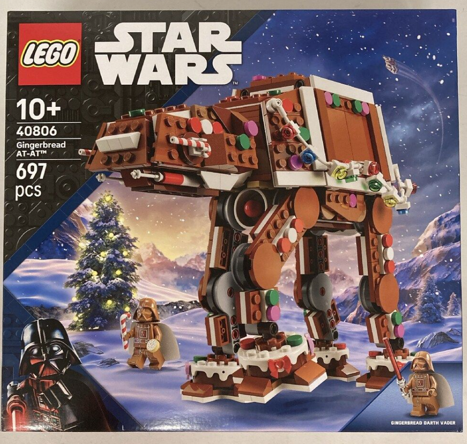 LEGO 40806 Star Wars Gingerbread AT-AT: Christmas Gift 697 pcs New