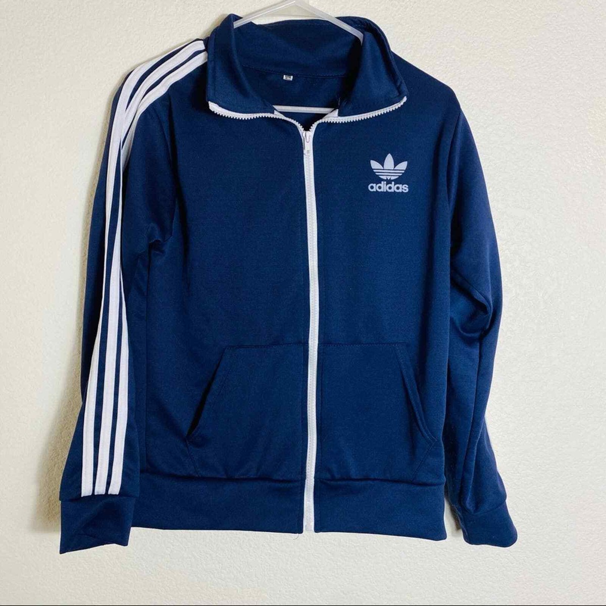 Adidas Navy Blue Track Jacket Size: OS | eBay