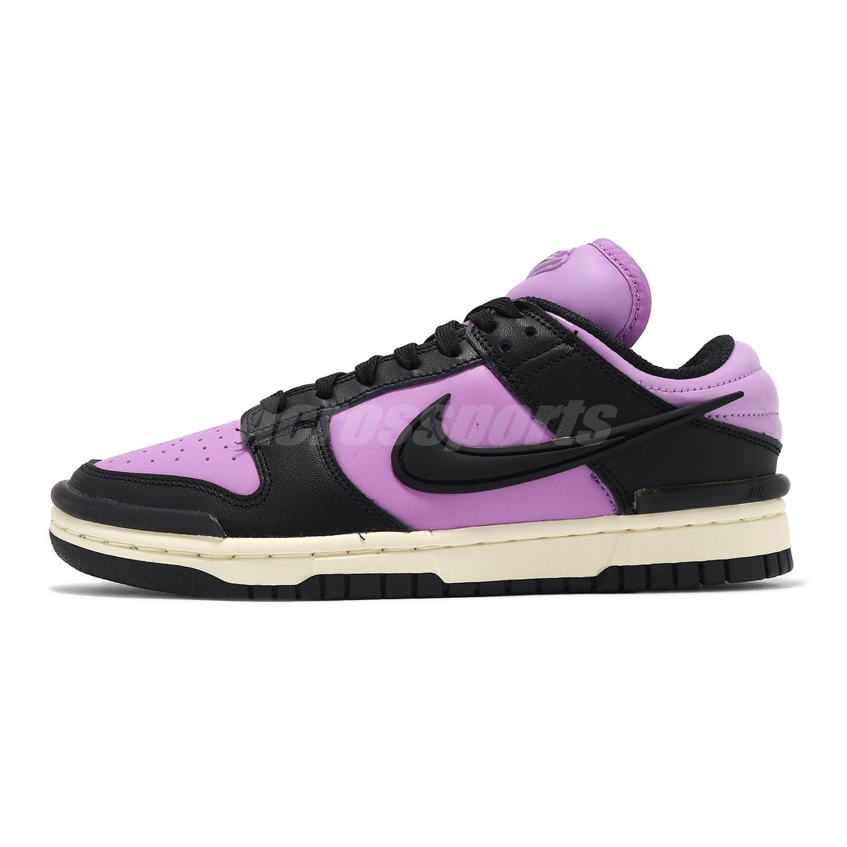 Nike Wmns Dunk Low Twist Black Rush Fuchsia Women Casual Shos