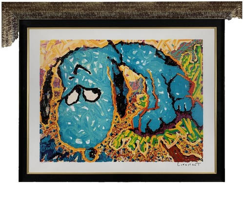 Tom Everhart DOG BREATH Color Lithograph, Snoopy PEANUTS, Oversize