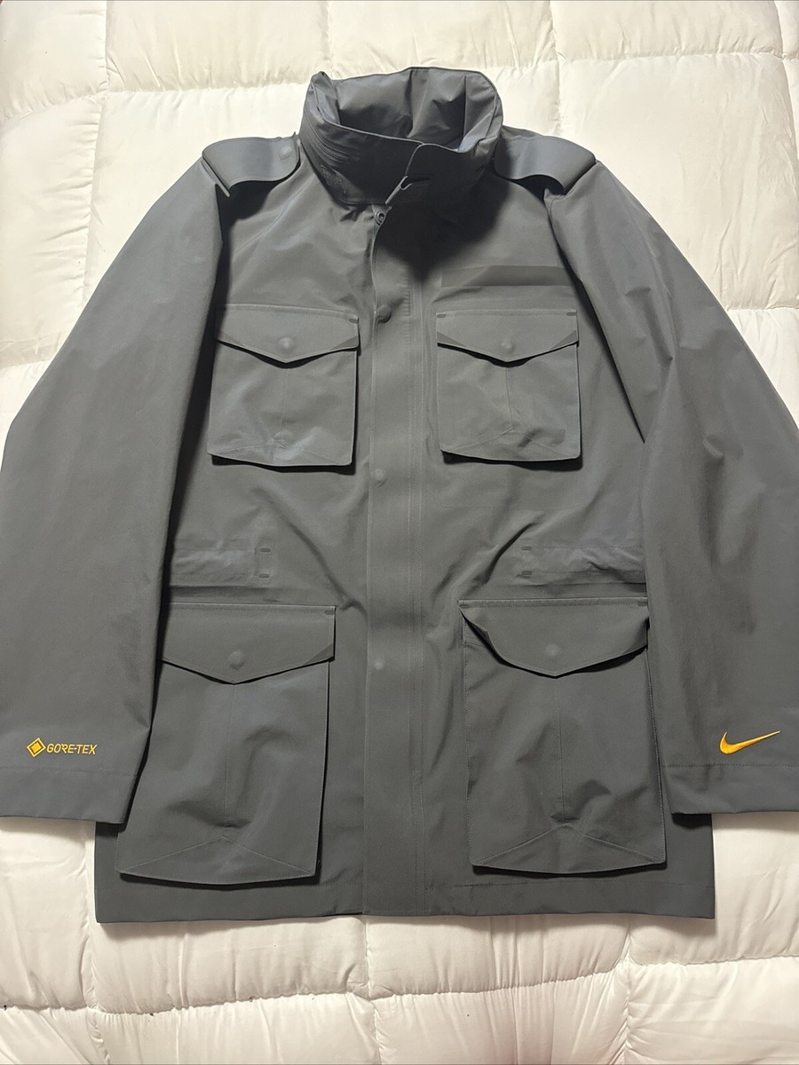 Nike NikeLab M65 Gore-Tex Jacket Grey CQ7653-065 Men's Size Small