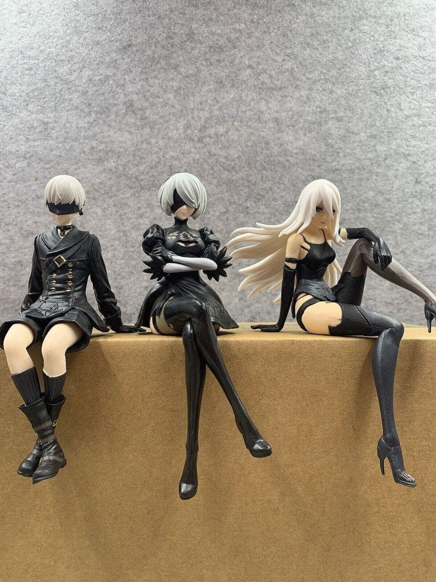 Anime NieR:Automata 2B 9S A2 Noodle Stopper PVC Figure Model 14cm