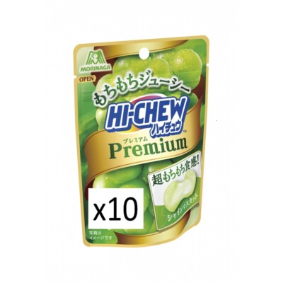 Hi Chew Premium Shine Muscat Grape flavor 35g x 10bags Morinaga