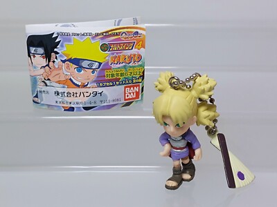 Naruto Swing Keychain Figure Temari Bandai 2005 Toy Japan H05 1.9