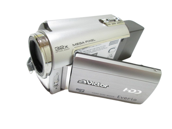 Victor Jvc Everio GZ-MG330 Video Camera Handycam Silver Excellent