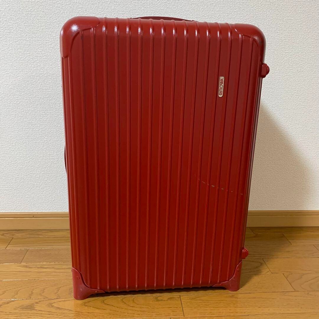 RIMOWA Salsa Red 63L TSA Compatible Suitcase Carry Bag Business