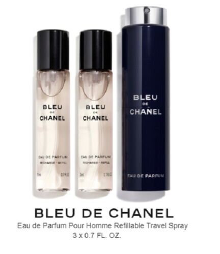 CHANEL BLUE De CHANEL 2 Piece Gift Set ( 3.4 oz EDP & 0.7 oz