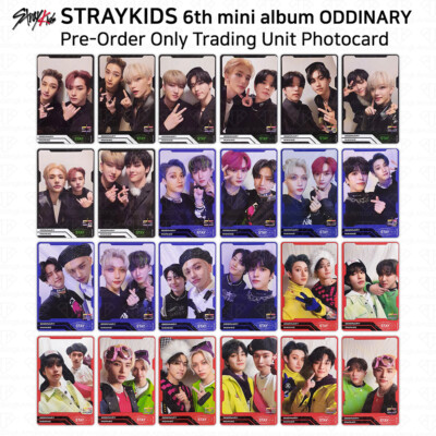 Stray Kids 6th Mini Album Oddinary Trading Unit Photocard Preorder