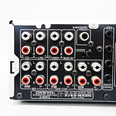ONKYO A-905FX Pre-Main Integrated Stereo Amplifier Silver Audio VL