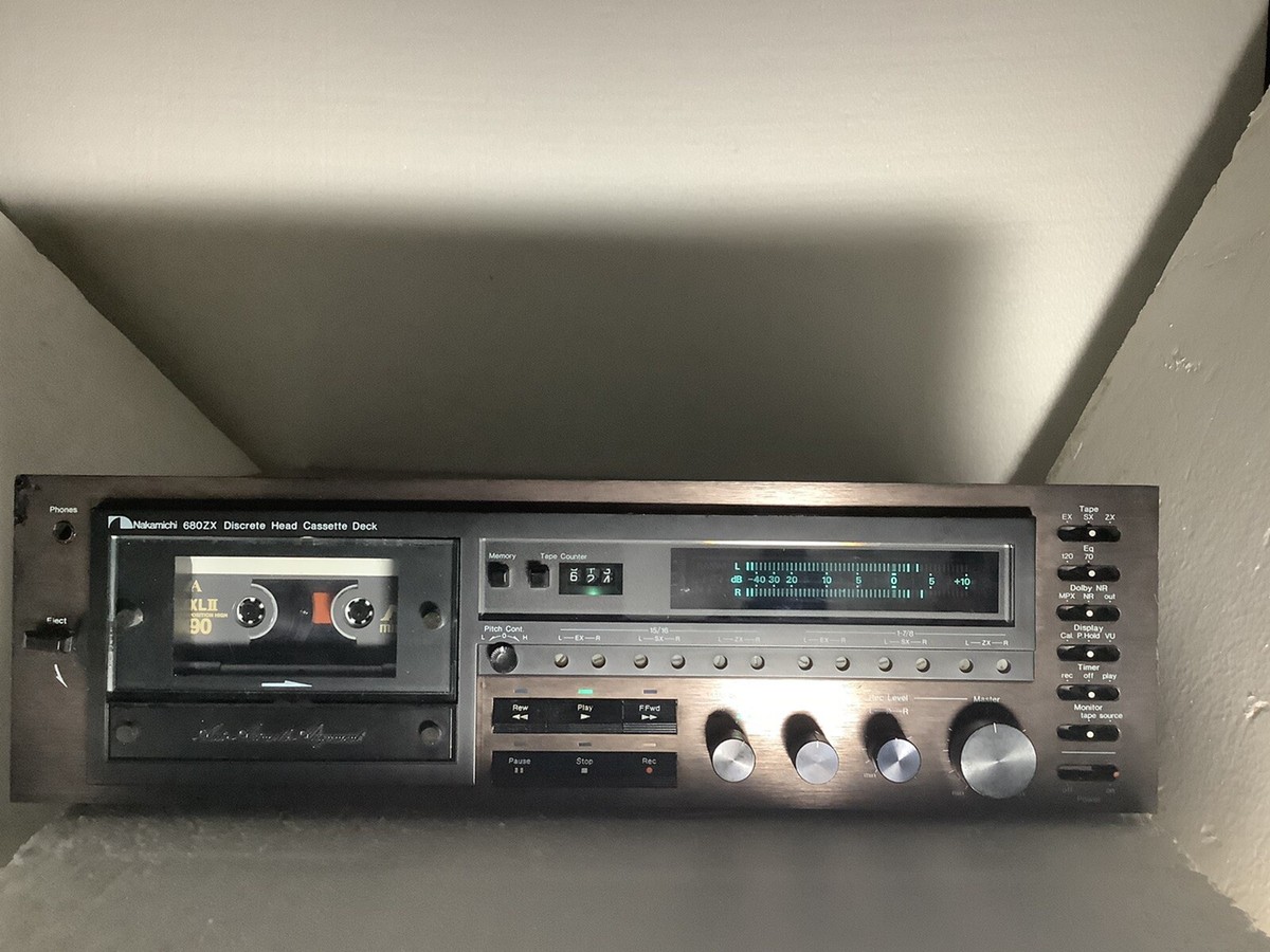 best meter system Nakamichi 680ZX 3 head auto azimuth 2speed deck