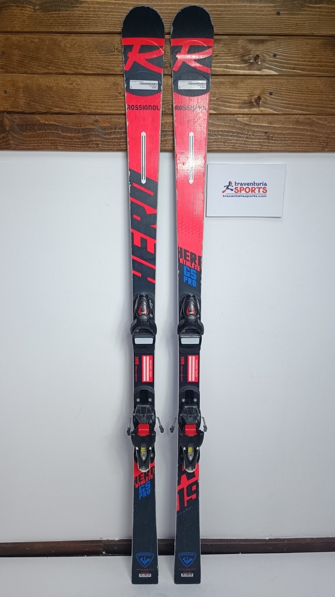 Rossignol Hero Athlete GS Pro 165cm Ski + Look 10 Bindings Winter