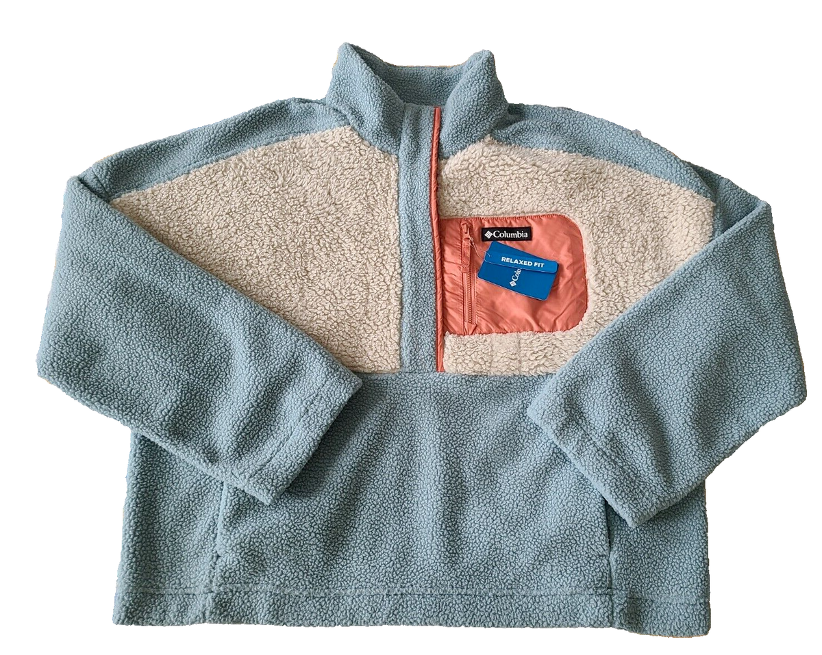 Columbia Women's Lodge Sherpa 1/2 Snap Fleece Pullover - Stone