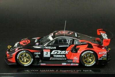 EBBRO 1:43 G'ZOX HASEMI NISSAN NISMO FAIRLADY Z SUPER GT 2005 DIE