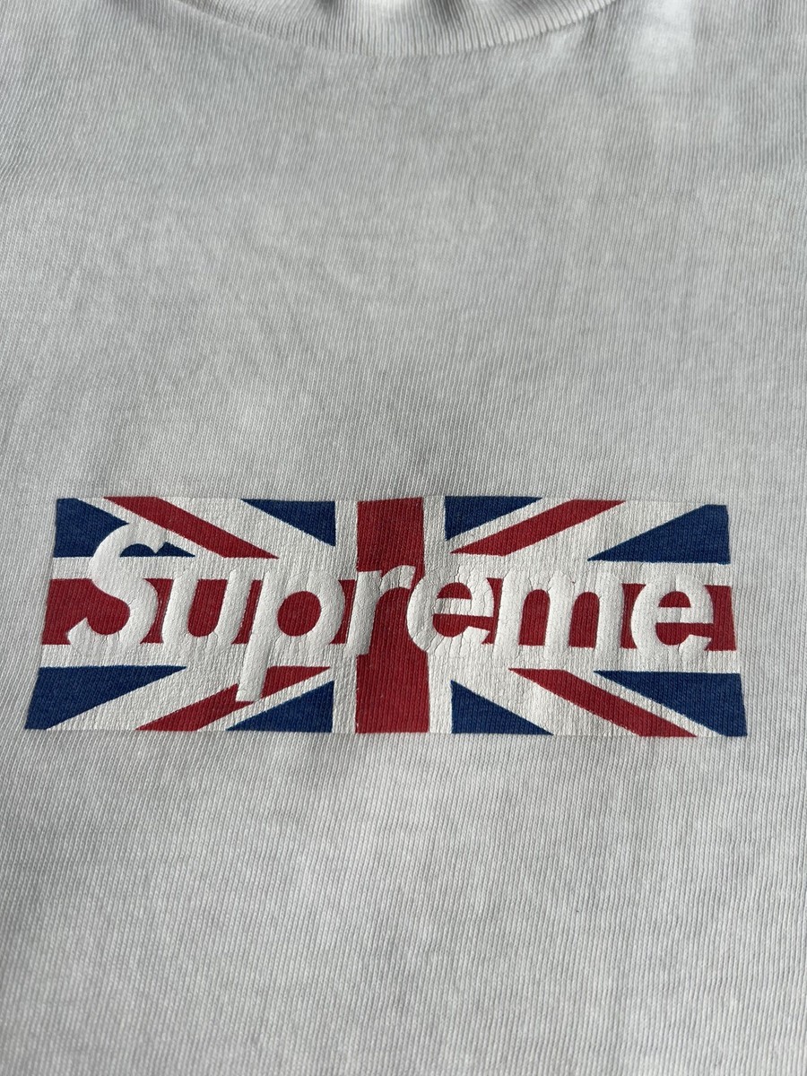 Supreme Union Jack Box Logo T-Shirt Size Medium VERY RARE | eBay UK