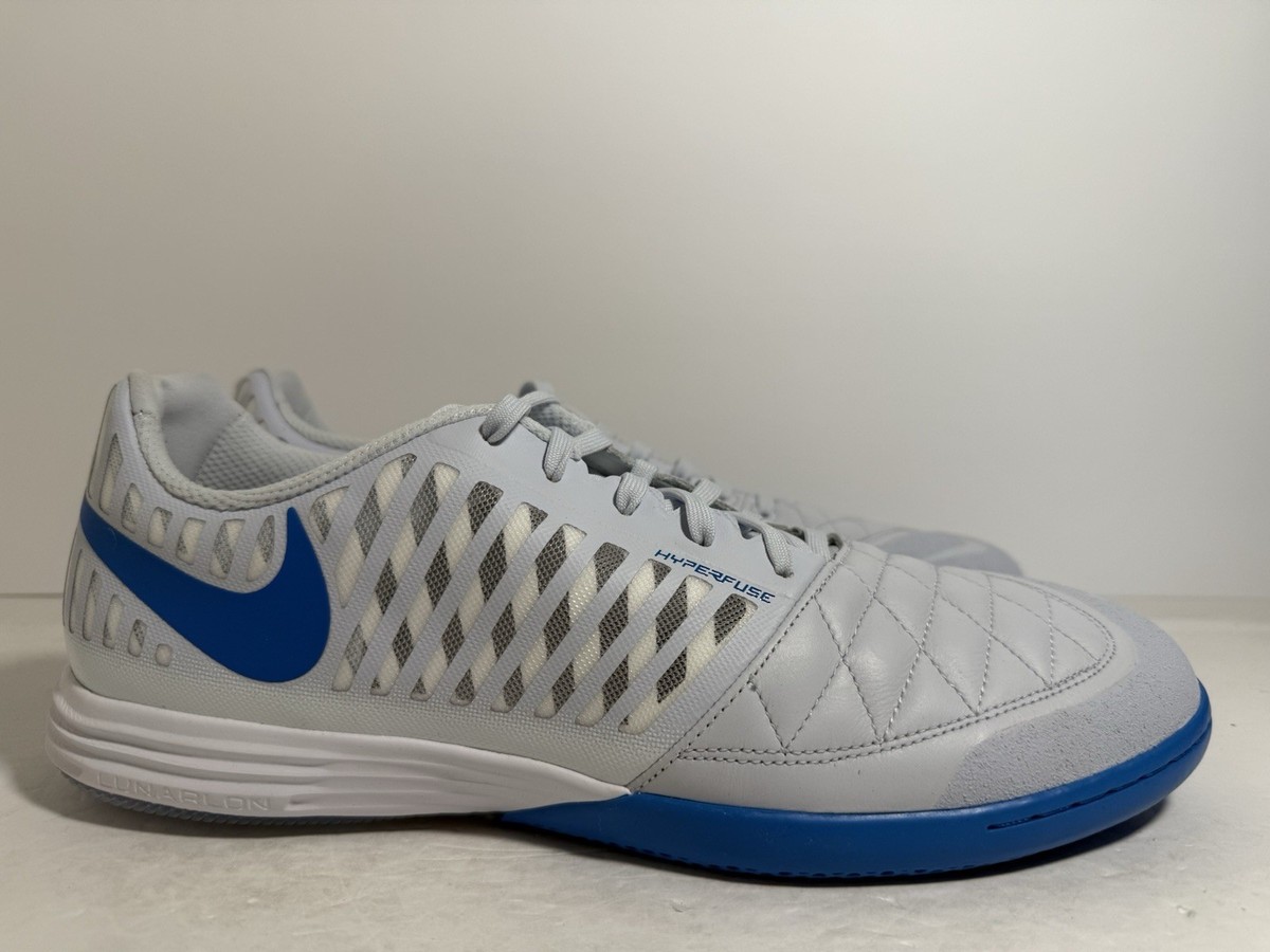 New Nike Lunar Gato II Indoor Soccer Shoes Blue Men's Size 11.5 US
