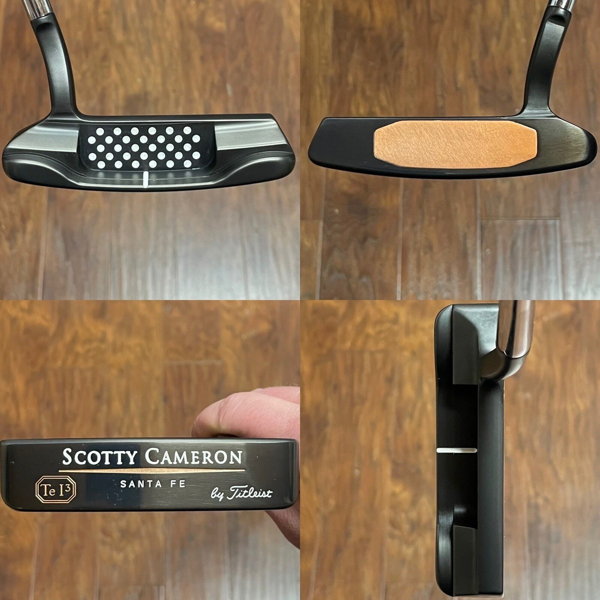 Scotty Cameron Teryllium Santa Fe Sole Stamp Putter W/ HC - Tei3