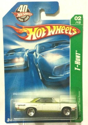 ミニカー HotWheel 70 Plymouth Road Runner T-Hunt$ B7 1/64 Hot