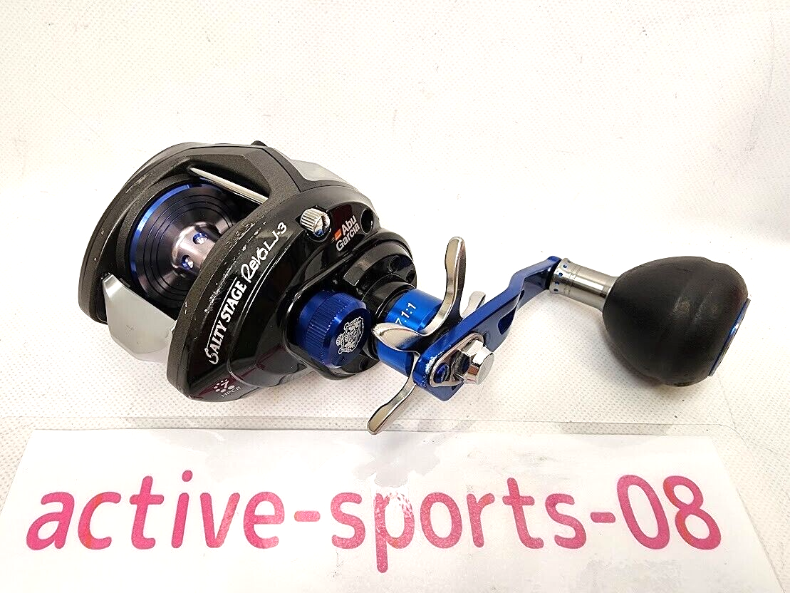 Abu Garcia SALTY STAGE Revo Lj-3 Right handed Bait Casting Reel | eBay