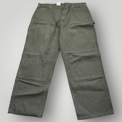 コメ欄セール！ 希少モスグリーン◎ダブルニー雰囲気系Carhartt B136