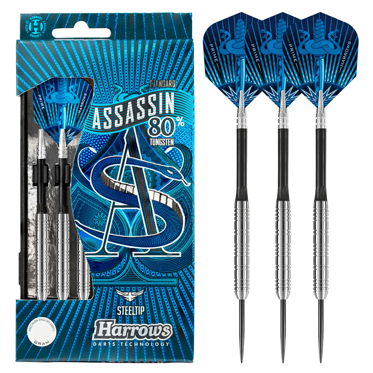 タングステン90%】Harrows SWARM 18g BLUEカスタムセット タングステン