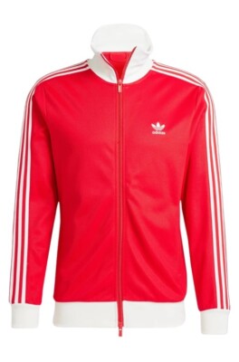 Adidas Adicolor Beckenbauer Red Track Jacket Men's Médium New W