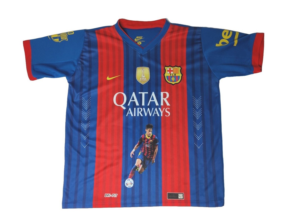 Nike FC Barcelona 2016 FIFA World Champions #11 NEYMAR JR. Soccer