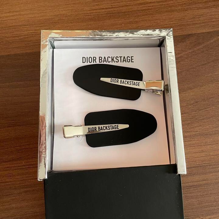 Christian Dior Backstage Hairpin Hairclip Black w/Mirror not for