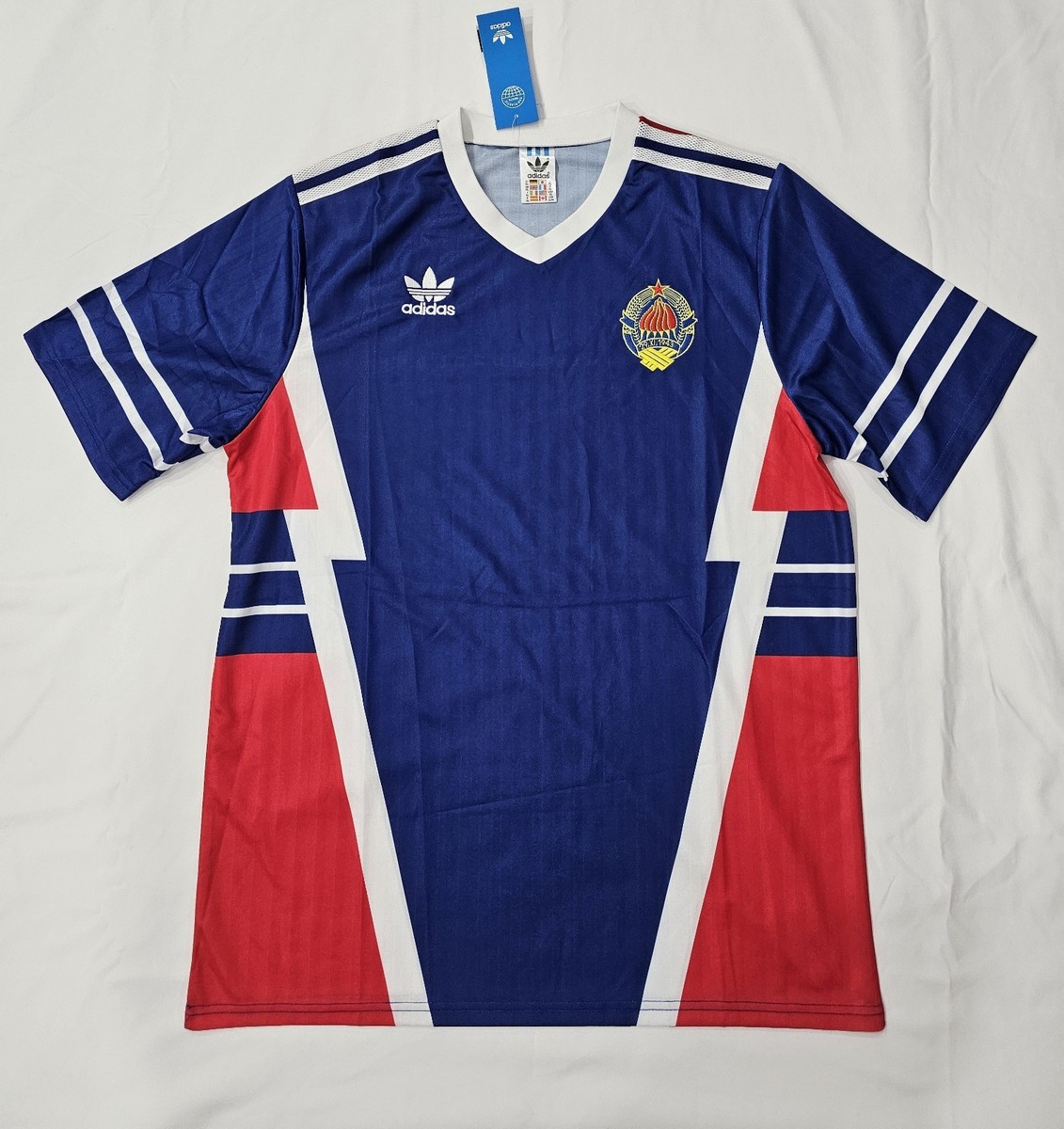 yugoslavia 1990 Retro jersey Size XL (BLUE) | eBay
