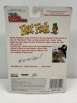 Vintage 2000 Racing Champion Rat Fink 1967 Chevrolet Chevelle SS